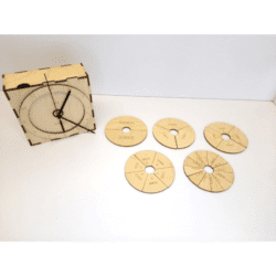 WOODEN EDUCATIONAL TIME FRACTION SET