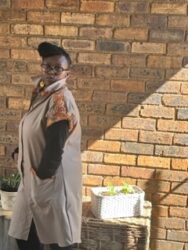 Cotton Shirt dress with orange print detail.@R550