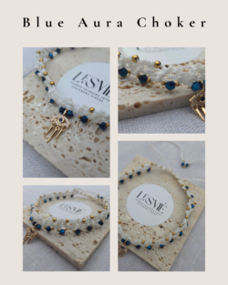 Blue Aura Choker